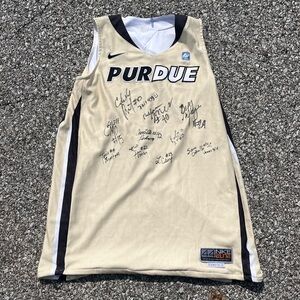 Vintage Y2K 2011-2012 Womens Purdue Basketball Team Used Practice Jersey Signed